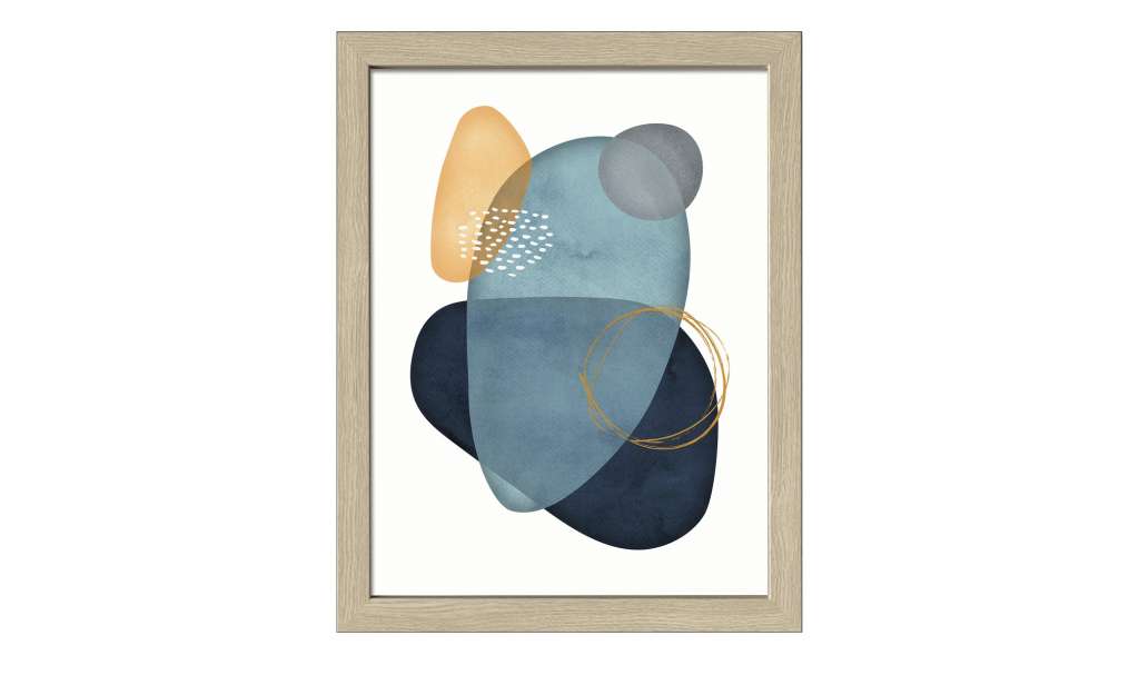 Gerahmtes Bild Scandic  Abstract Shapes VII Dekoration > Bilder & Schilder - Höffner