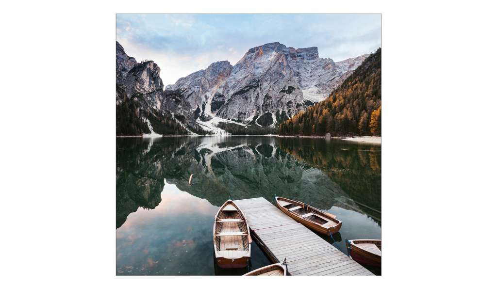 Glasbild 30x30 cm  Wildsee I Dekoration > Bilder & Schilder - Höffner