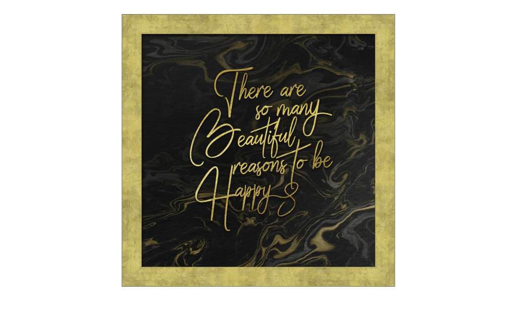 Gerahmtes Bild Scandic  Beautiful & Gold I Dekoration > Bilder & Schilder - Höffner