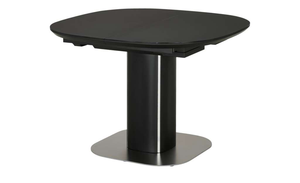 Esstisch ausziehbar  Dave ¦ schwarzØ: 110 Tische > Esstische > Esstische rund - Höffner