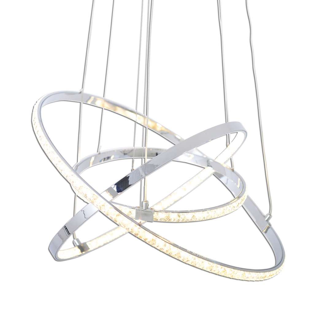 home24 LED-Pendelleuchte Diamond