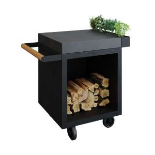 OFYR - Mise en Place Tisch - black - Keramik dunkelgrau - outdoor