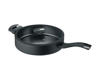 Schmorpfanne mit Deckel 28cm  b.green ¦ schwarz ¦ AluminiumØ: 28 Töpfe & Pfannen & Zubehör > Topf und Pfannen-Sets - Höffner