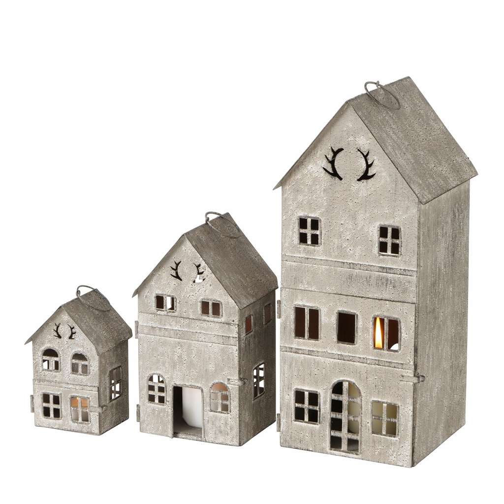 home24 Laterne Antler (3-teilig)