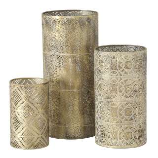 home24 Windlicht Scuro (3-teilig)