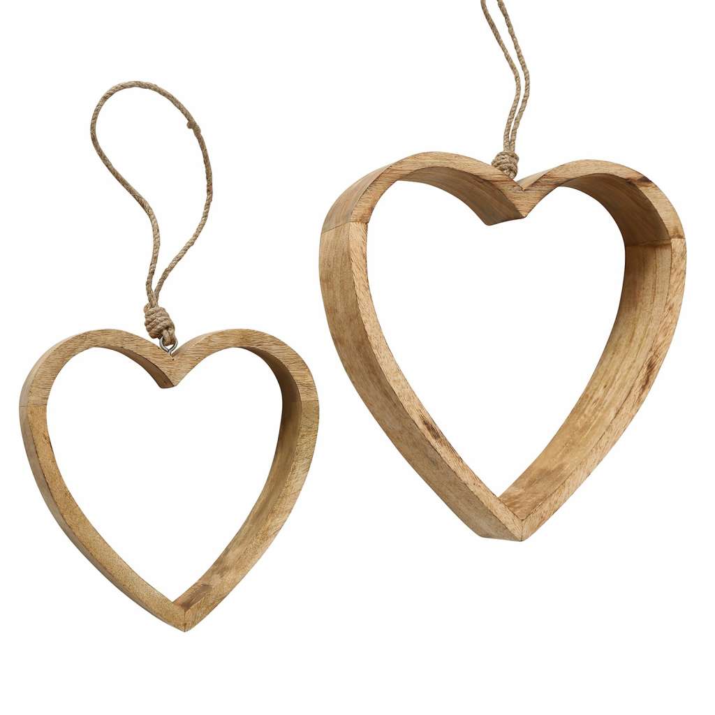 home24 Dekoanhänger Hearty (2-teilig)
