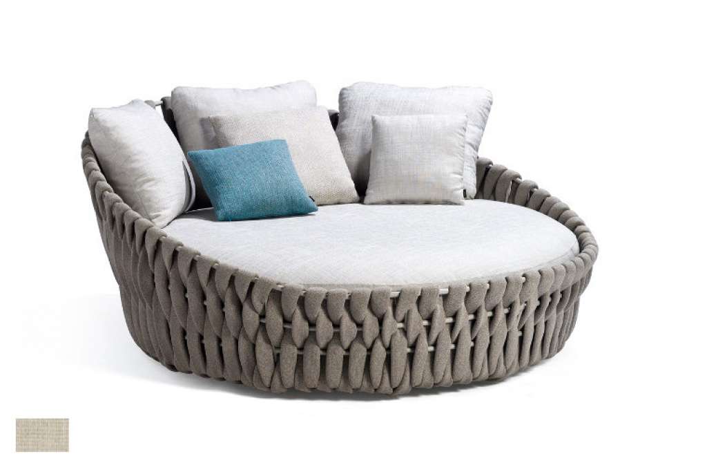 Tribù - Tosca Daybed - Gestellfarbe: linen / Bezug: Linen - outdoor