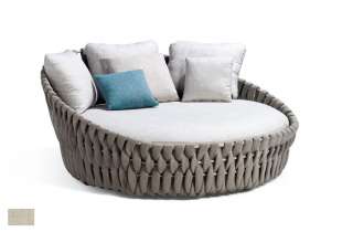 Tribù - Tosca Daybed - Gestellfarbe: linen / Bezug: Linen - outdoor