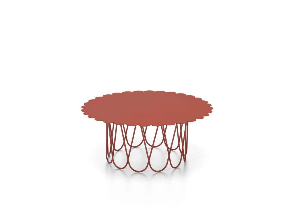 Vitra - Flower Table - rot - Ø80 cm - indoor