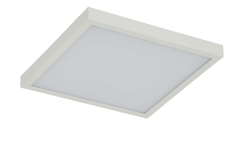 KHG LED-Deckenleuchte, 1-flammig, weiß ´eckig´ ¦ weiß Lampen & Leuchten > Innenleuchten > Deckenleuchten - Höffner