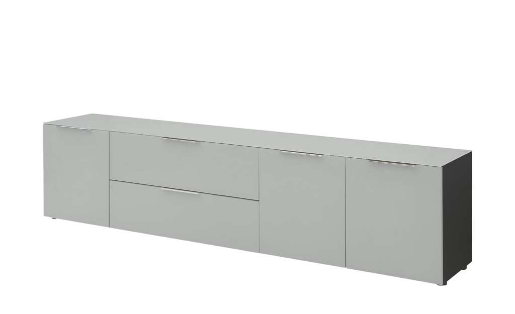 TV-Lowboard  Vitreo ¦ grau TV- & Media Möbel > TV-Racks - Höffner