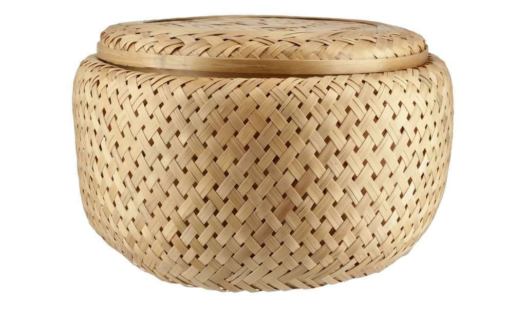 Aufbewahrungskorb mit Deckel ¦ braun ¦ BambusØ: 28 Aufbewahrung > Körbe - Höffner