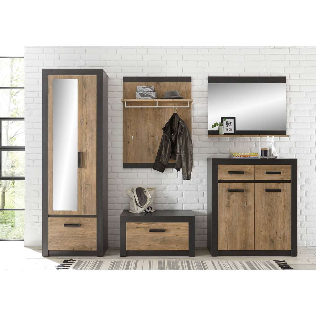 home24 Garderobenset Bozel I (5-teilig)