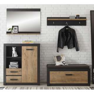 home24 Garderobenset Bozel VI (4-teilig)