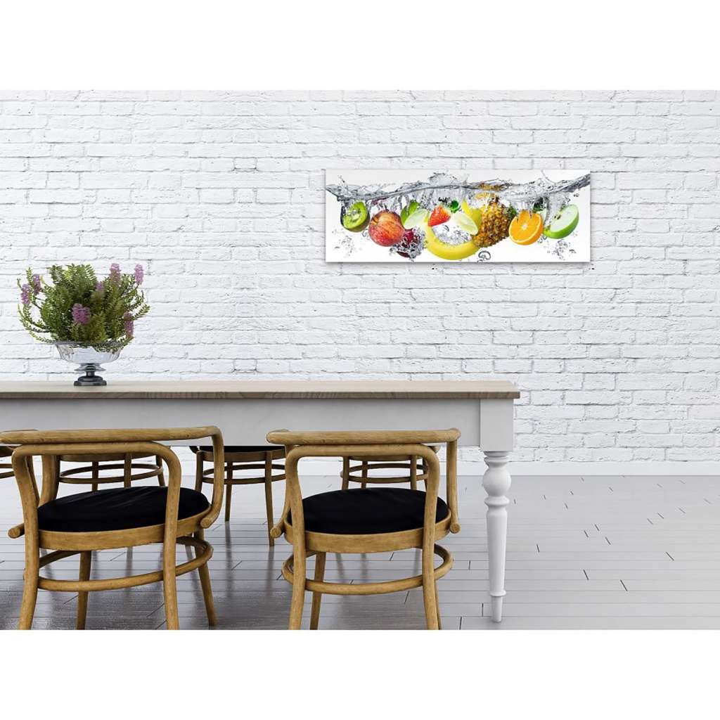 home24 Glasbild Obst Tropfen
