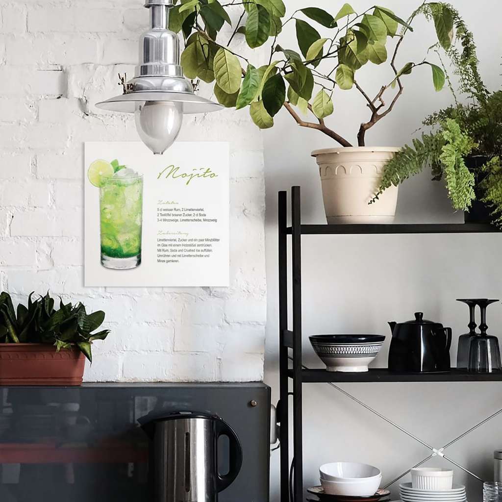 home24 Glasbild Mojito