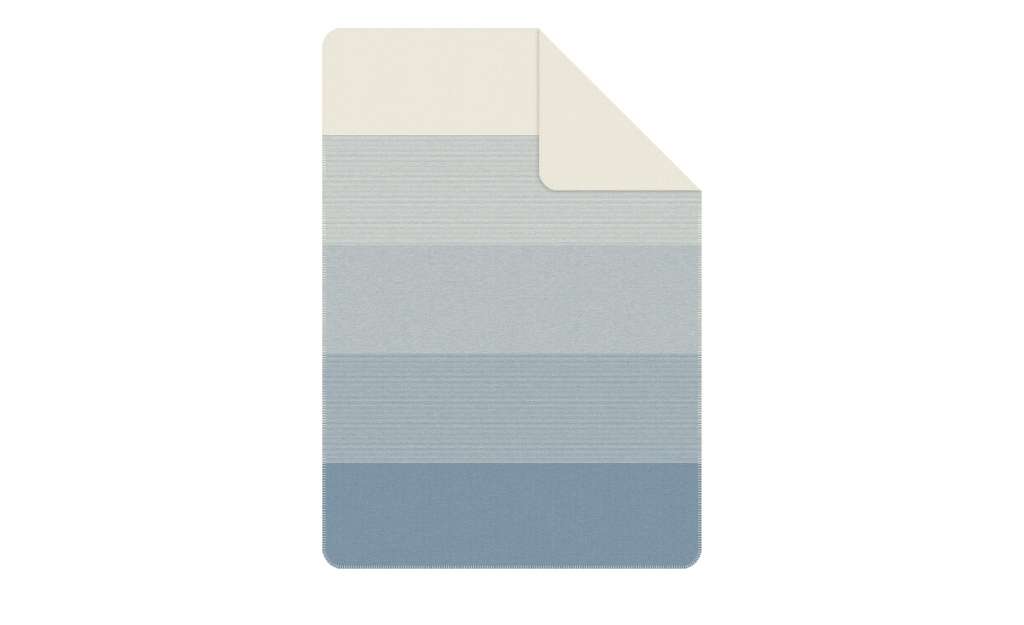 IBENA Jacquard Wohndecke  Salerno ¦ blau ¦ 58% Baumwolle, 35% Polyacryl, 7% Polyester Heimtextilien > Kuscheldecken - Höffner