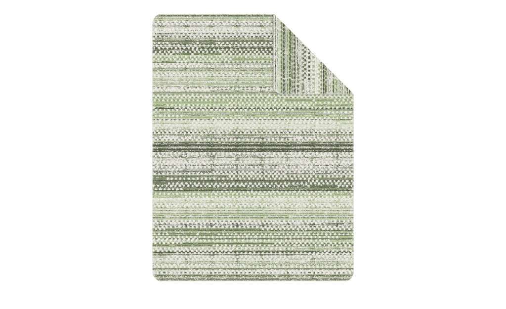 IBENA Jacquard Wohndecke  Adadir ¦ grün ¦ 58% Baumwolle, 35% Polyacryl, 7% Polyester Heimtextilien > Kuscheldecken - Höffner