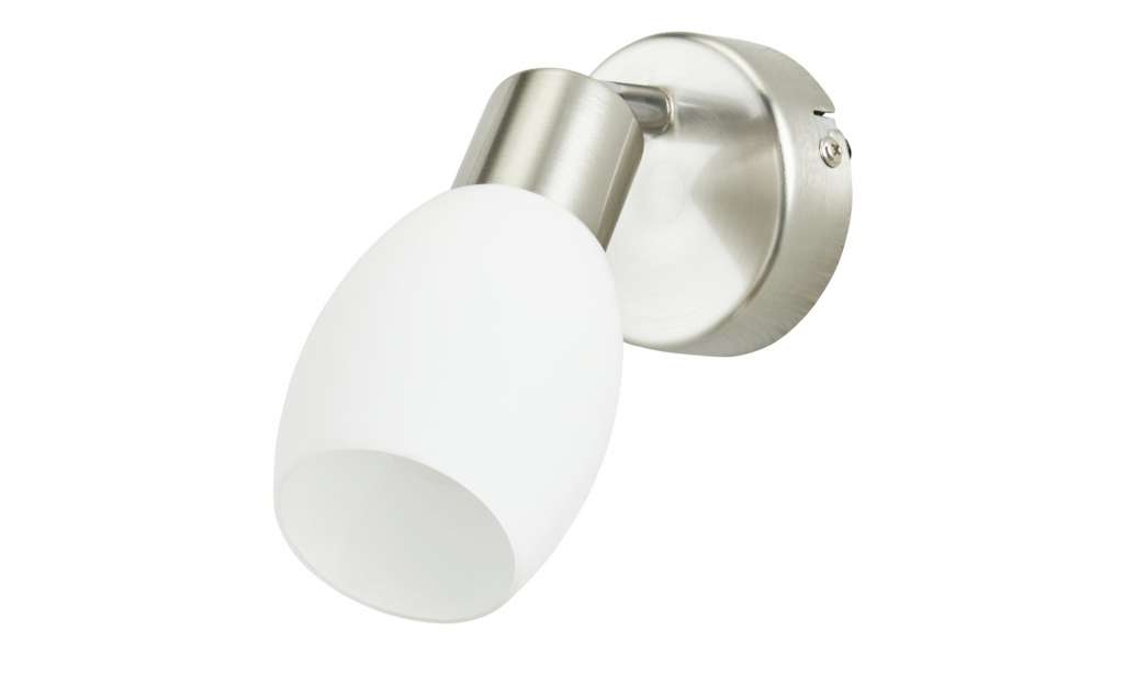Strahler, 1-flammig, Nickel-matt ¦ silber Lampen & Leuchten > Innenleuchten > Deckenleuchten - Höffner