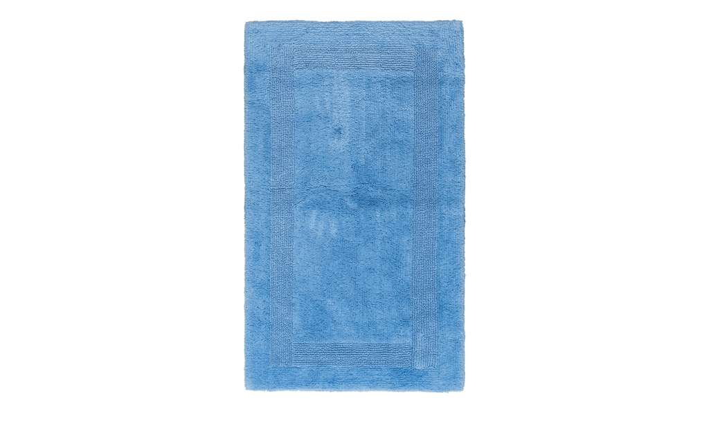 CaWö Badteppich  BT 1000 ¦ blau ¦ 100% Baumwolle Badtextilien und Zubehör > Badematten & Badvorleger - Höffner