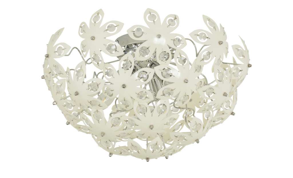 Trio Deckenleuchte, 3-flammig Acrylblüten weiß ¦ weißØ: 55 Lampen & Leuchten > Innenleuchten > Deckenleuchten - Höffner
