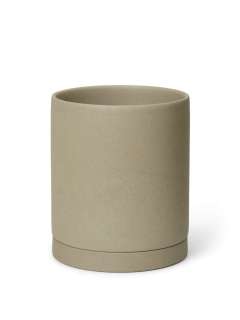 ferm LIVING - Sekki Blumentopf - sand - Groß - indoor