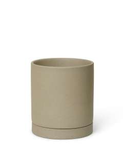 ferm LIVING - Sekki Blumentopf - sand - Medium - indoor