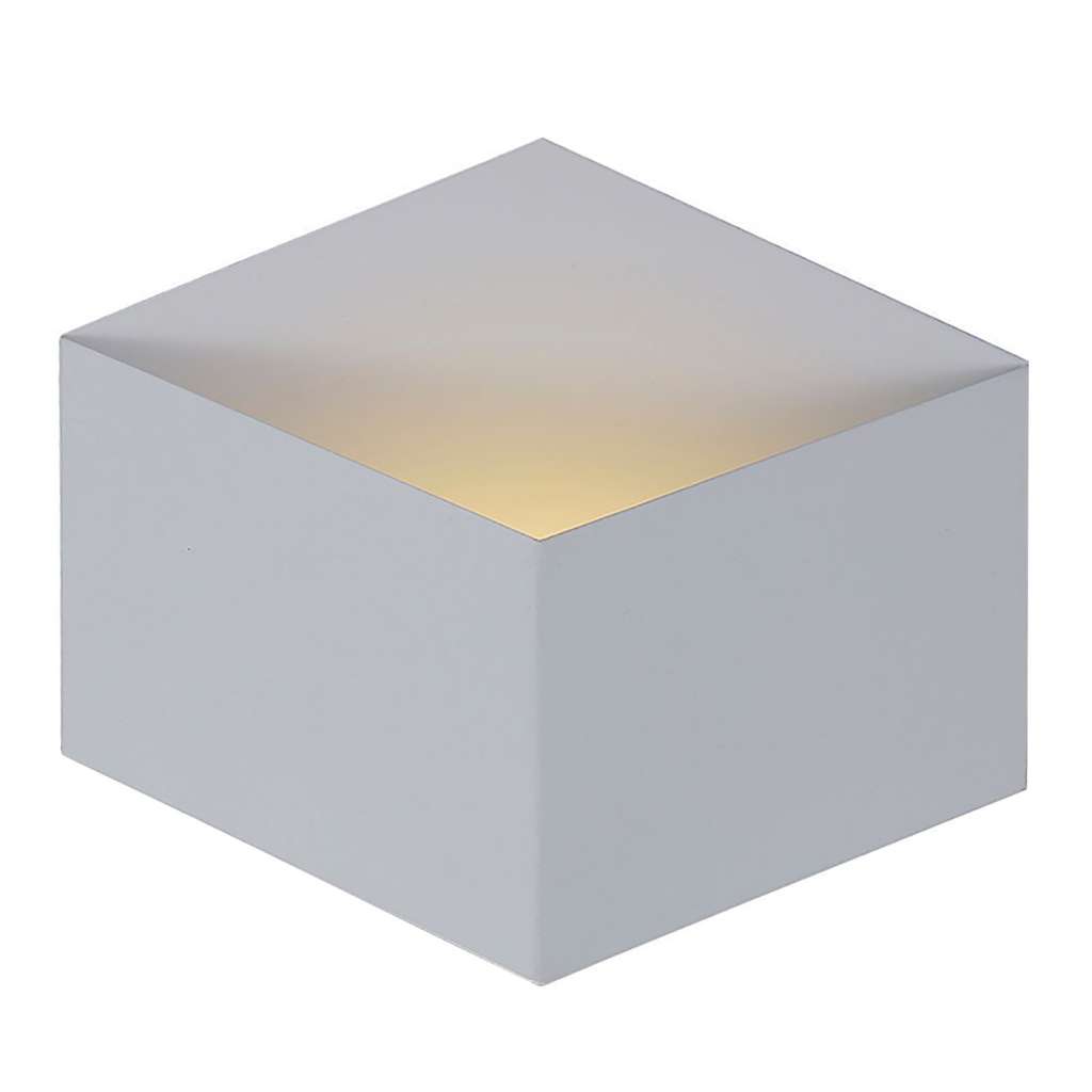 home24 LED-Wandleuchte Cube