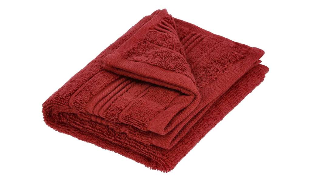 VOSSEN Gästetuch  Soft Dreams ¦ rot ¦ 100% Baumwolle Badtextilien und Zubehör > Handtücher & Badetücher > Gästetücher - Höffner