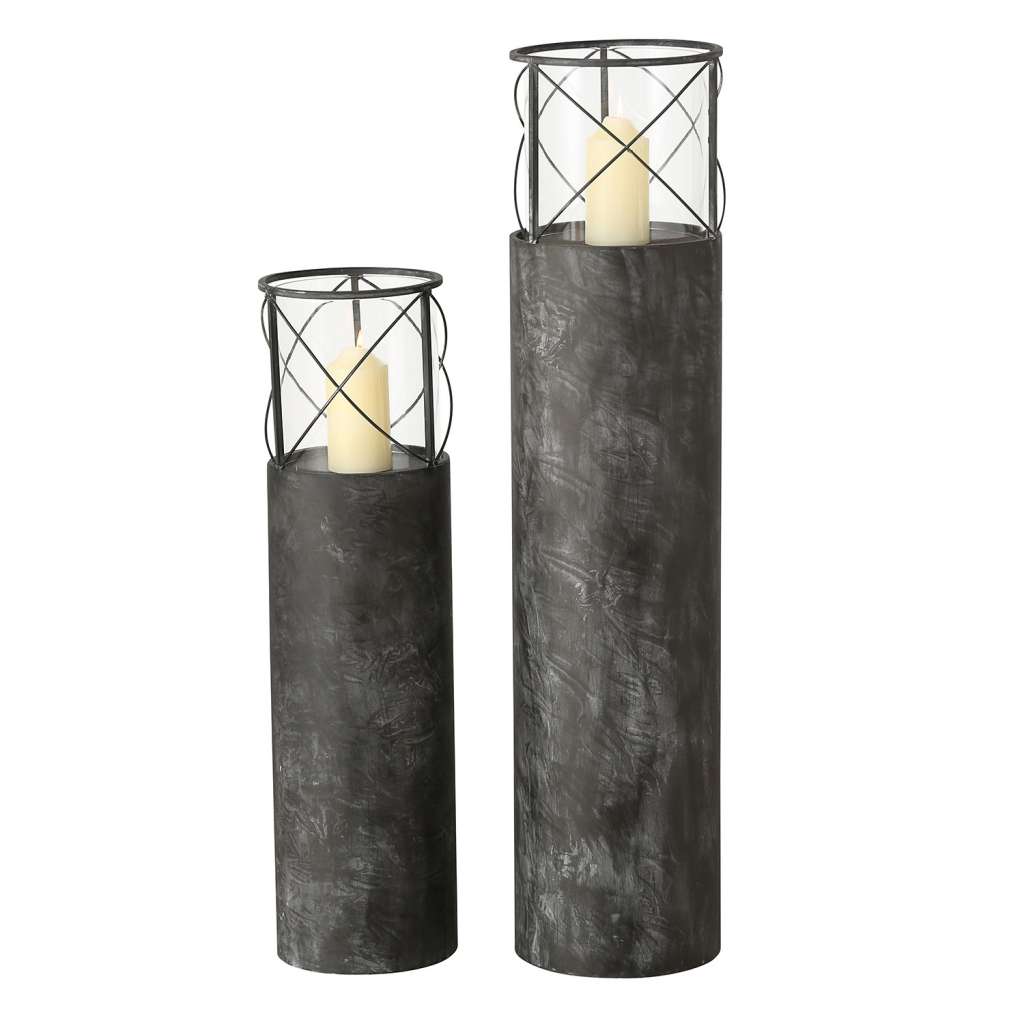 home24 Windlicht Lox (2-teilig)