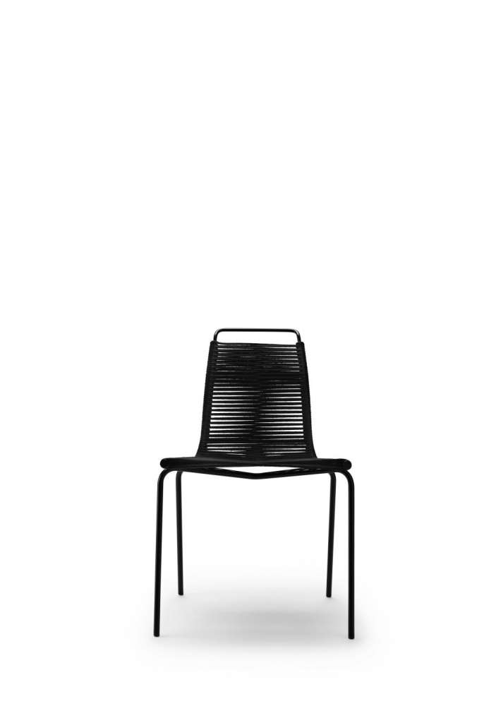 Carl Hansen & Søn - PK1 Stuhl - schwarz - Gestell schwarzer Stahl - indoor