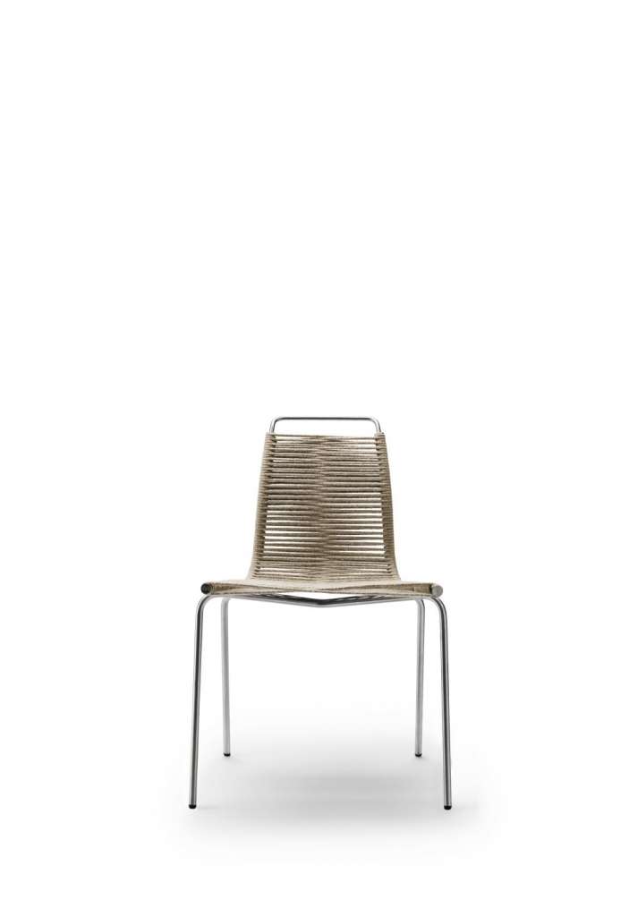 Carl Hansen & Søn - PK1 Stuhl - natur - Gestell Edelstahl - indoor