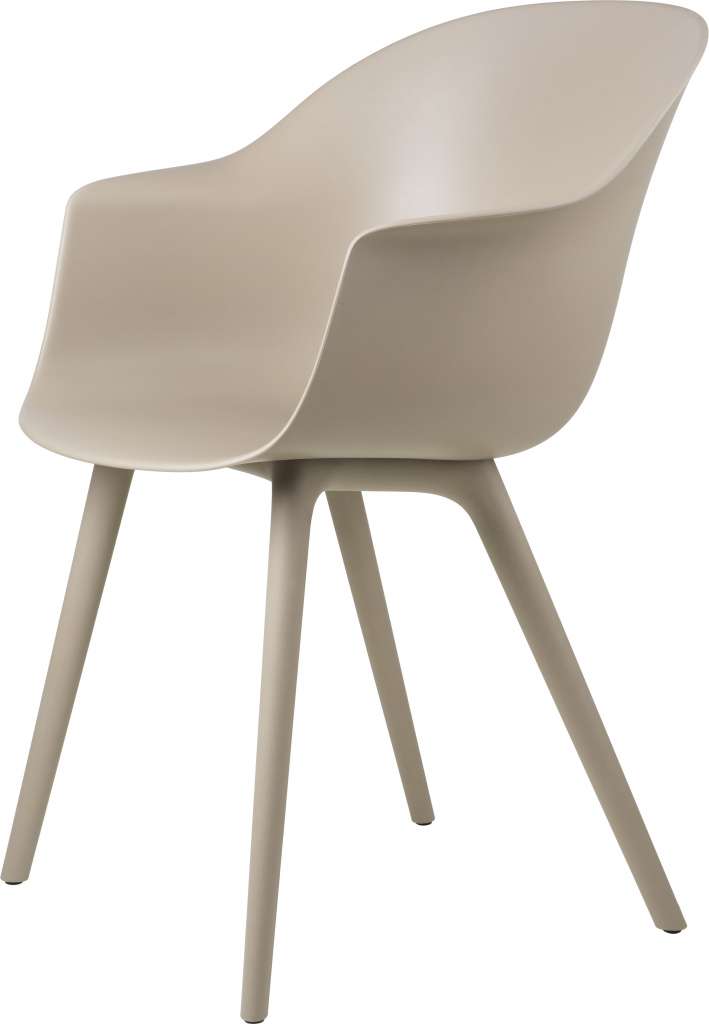 Gubi - Bat Dinning Stuhl Outdoor - beige - outdoor