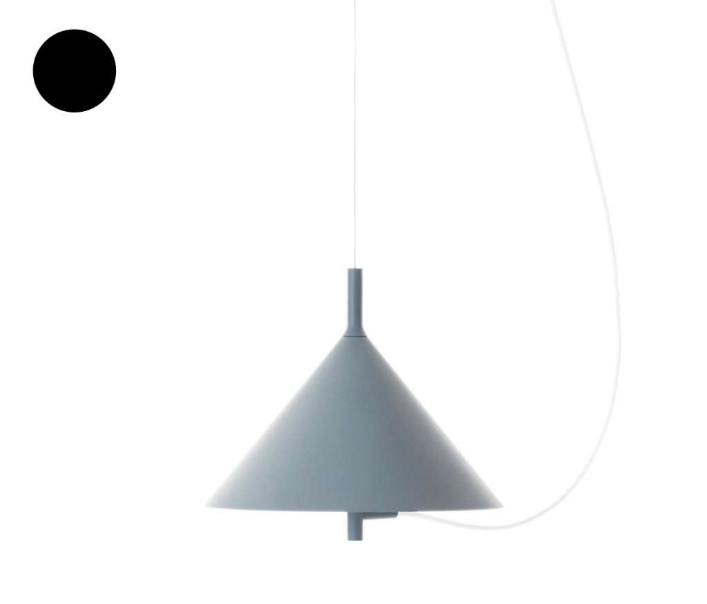 Wästberg - Nendo w132 Pendelleuchte - Kegel - schwarz - indoor