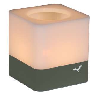 Fermob - Cuub Set mit 3 Windlichtern - Multicolor Grün - indoor