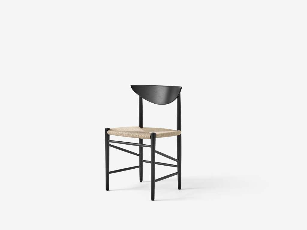 andTRADITION - Drawn HM3 Stuhl - Black Oak - indoor