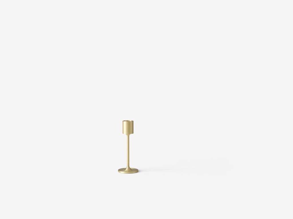 andTRADITION - Collect Candleholder - brushed brass - Ø5,2 x 13 cm - indoor