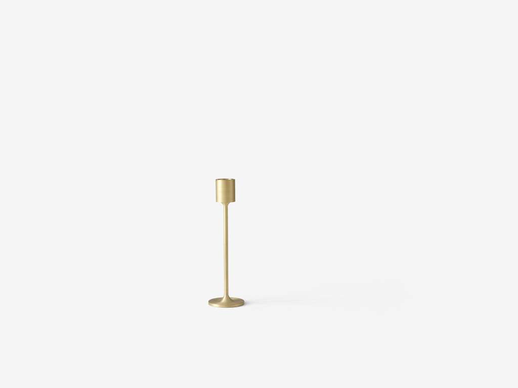 andTRADITION - Collect Candleholder - brushed brass - Ø5,2 x 18 cm - indoor