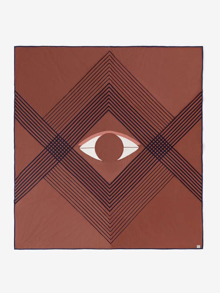 andTRADITION - The Eye Tagesdecke - Brown Earth - indoor