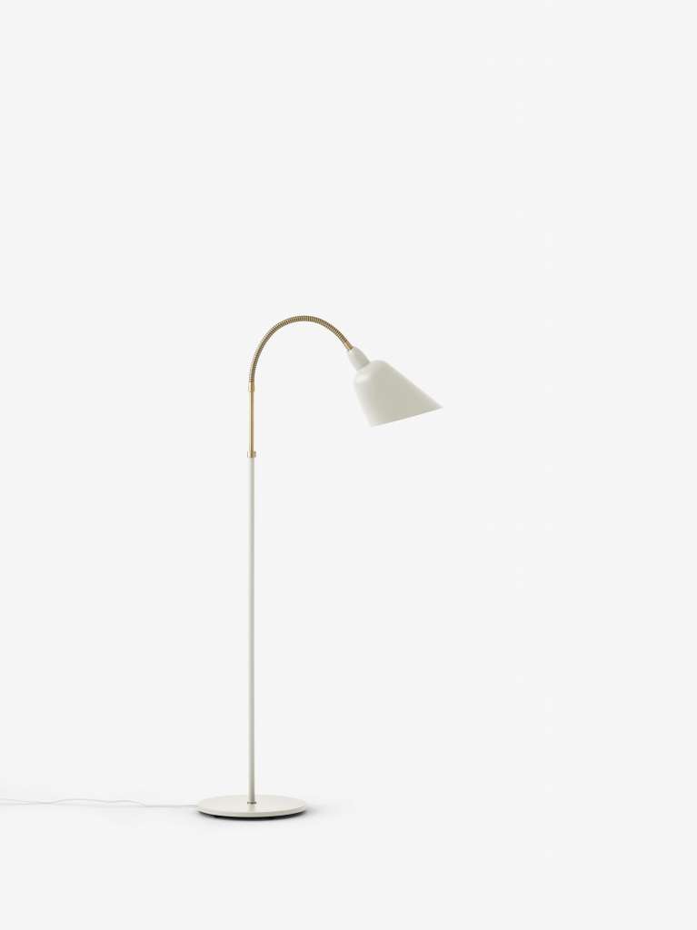 andTRADITION - Bellevue AJ7 - Stehleuchte - White/Brass - indoor
