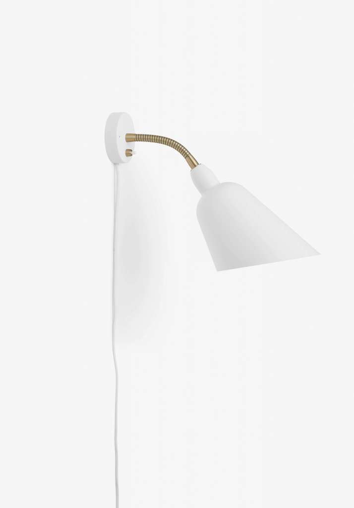 andTRADITION - Bellevue AJ9 - Wandleuchte - White/Brass - indoor