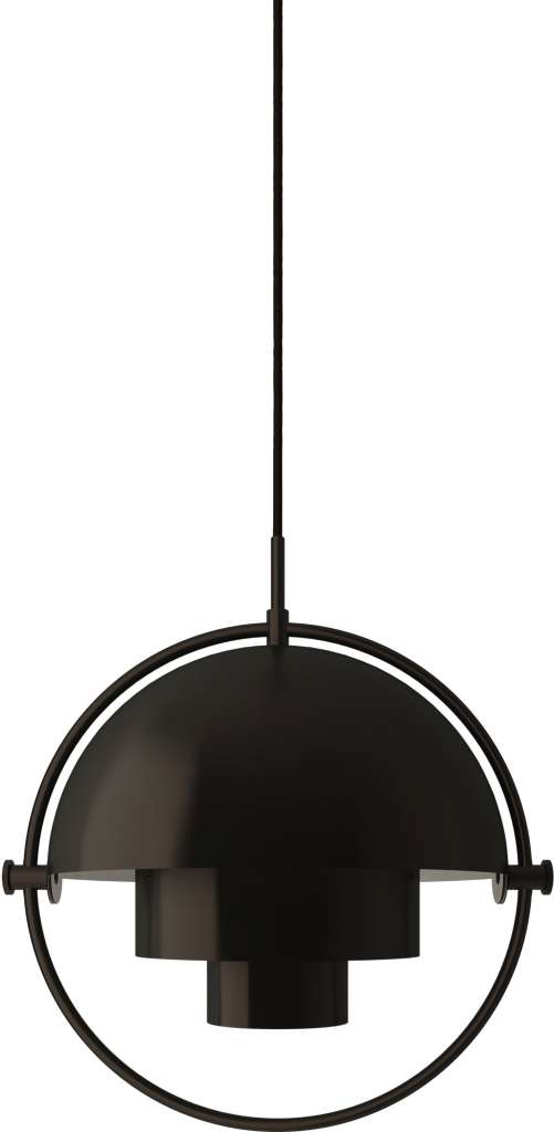 Gubi - Multi-Lite Hängeleuchte - Brass/Black - indoor