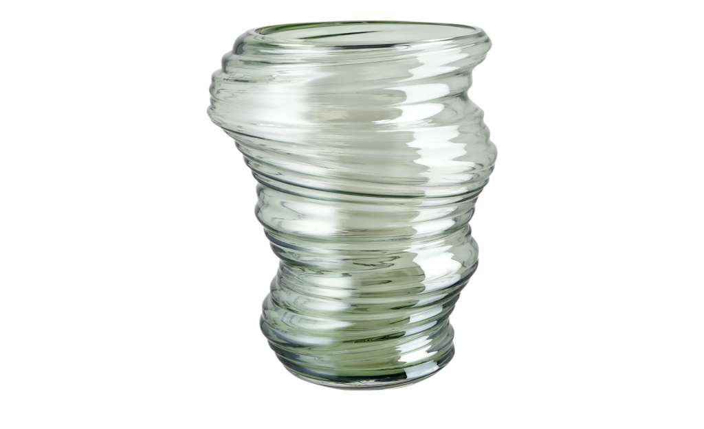 Vase ¦ grün ¦ Glas Ø: 20.8 Dekoration > Vasen - Höffner
