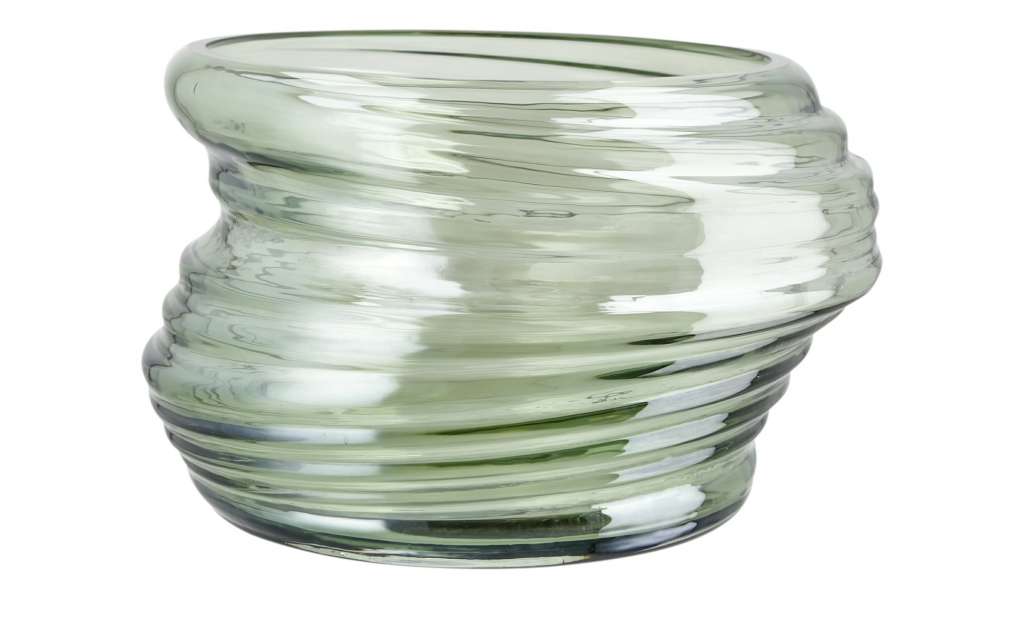 Vase ¦ grün ¦ Glas Ø: 20.5 Dekoration > Vasen - Höffner