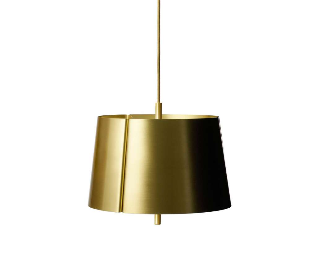 Wästberg - Lindvall w124 Pendelleuchte - groß - messing - indoor