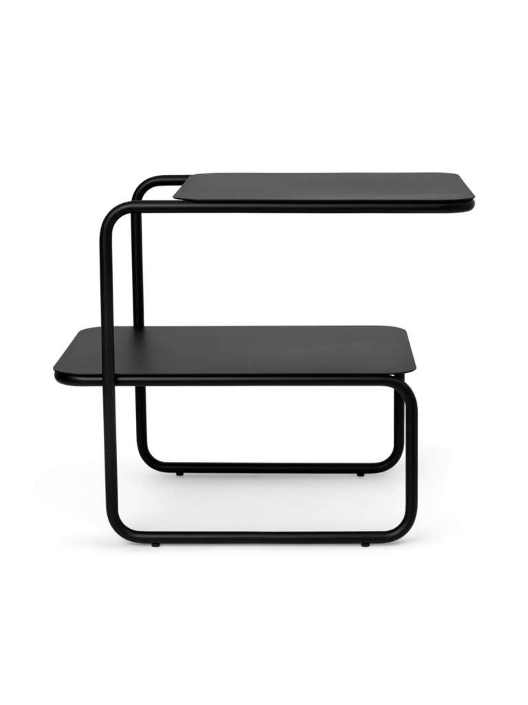 ferm LIVING - Level Beistelltisch - schwarz - indoor