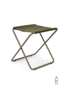 ferm LIVING - Desert Hocker - olive - Polster: Olive - indoor