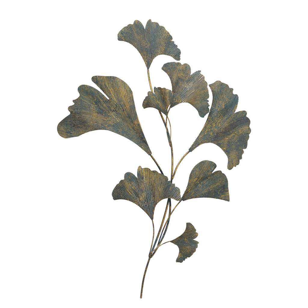 home24 Wandobjekt Ginkgoblatt