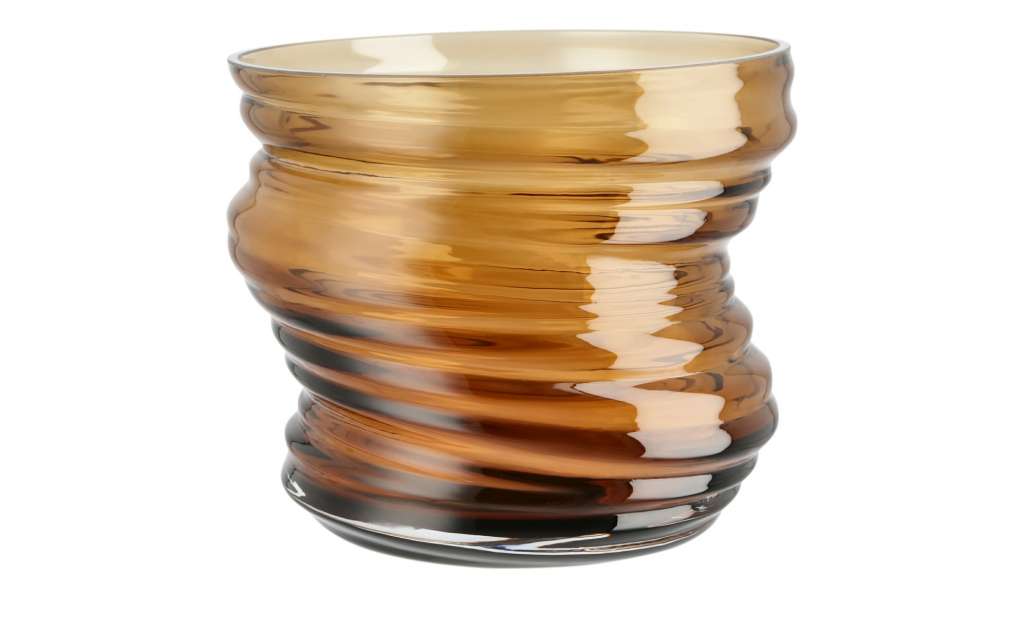 Vase ¦ braun ¦ Glas Ø: 16.5 Dekoration > Vasen - Höffner