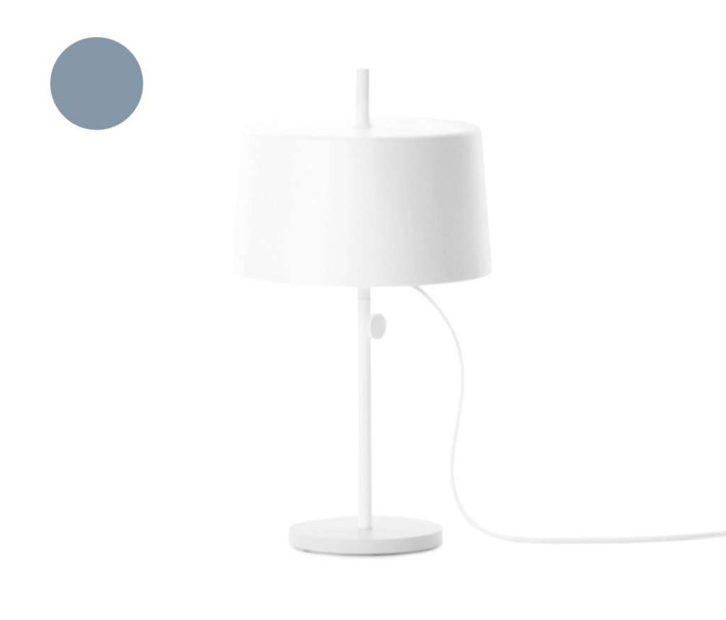 Wästberg - Nendo w132 Tischleuchte - Zylinder - blau - indoor